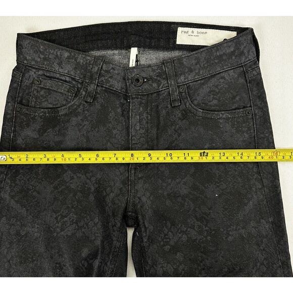 Rag and Bone Cate Mid-Rise Skinny Snake Print Pants Size 25 - Picture 6 of 10